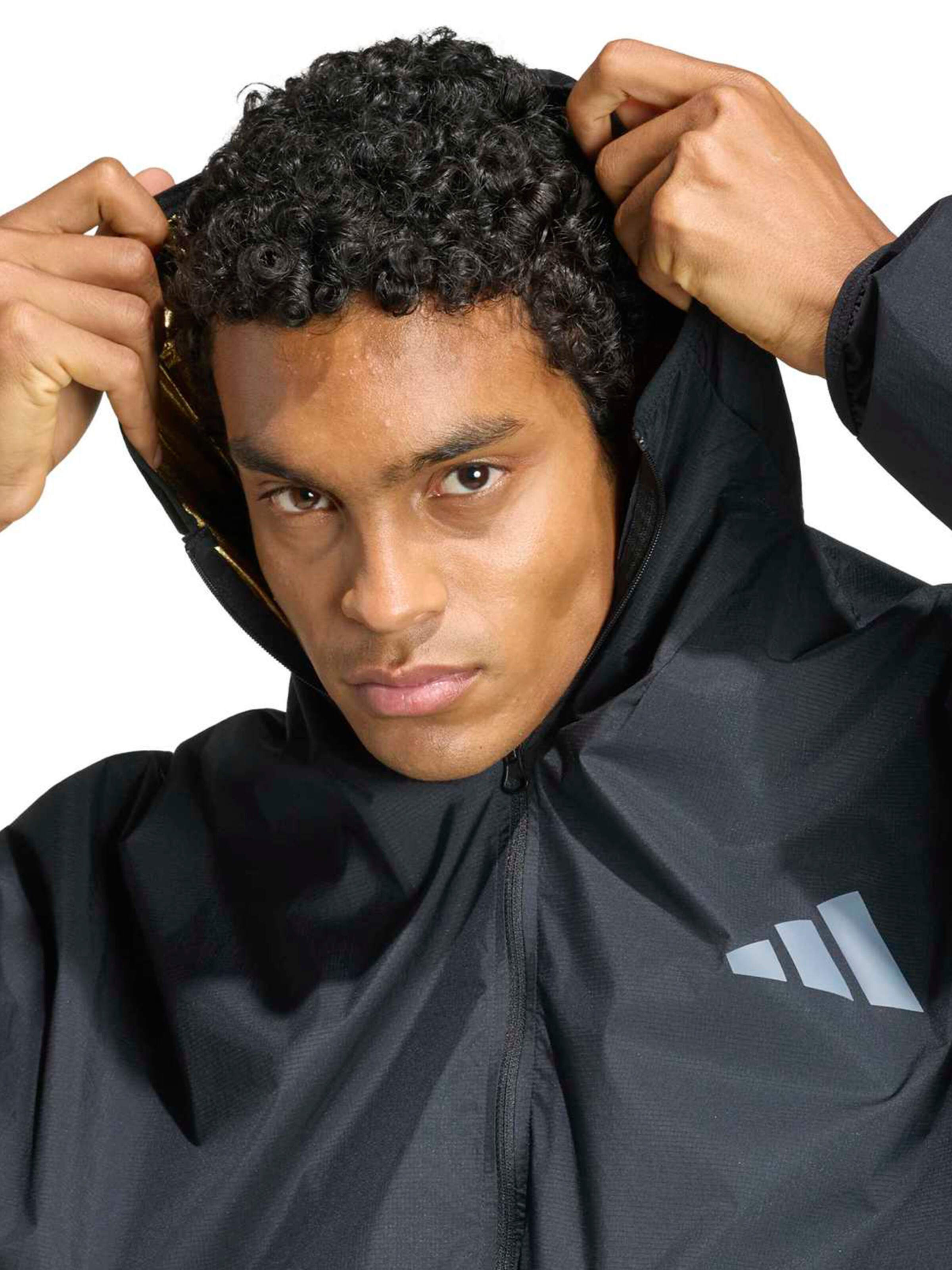 ADIDAS PERFORMANCE Свободный крой Спортивная куртка 'Adizero Blaze' в Черный