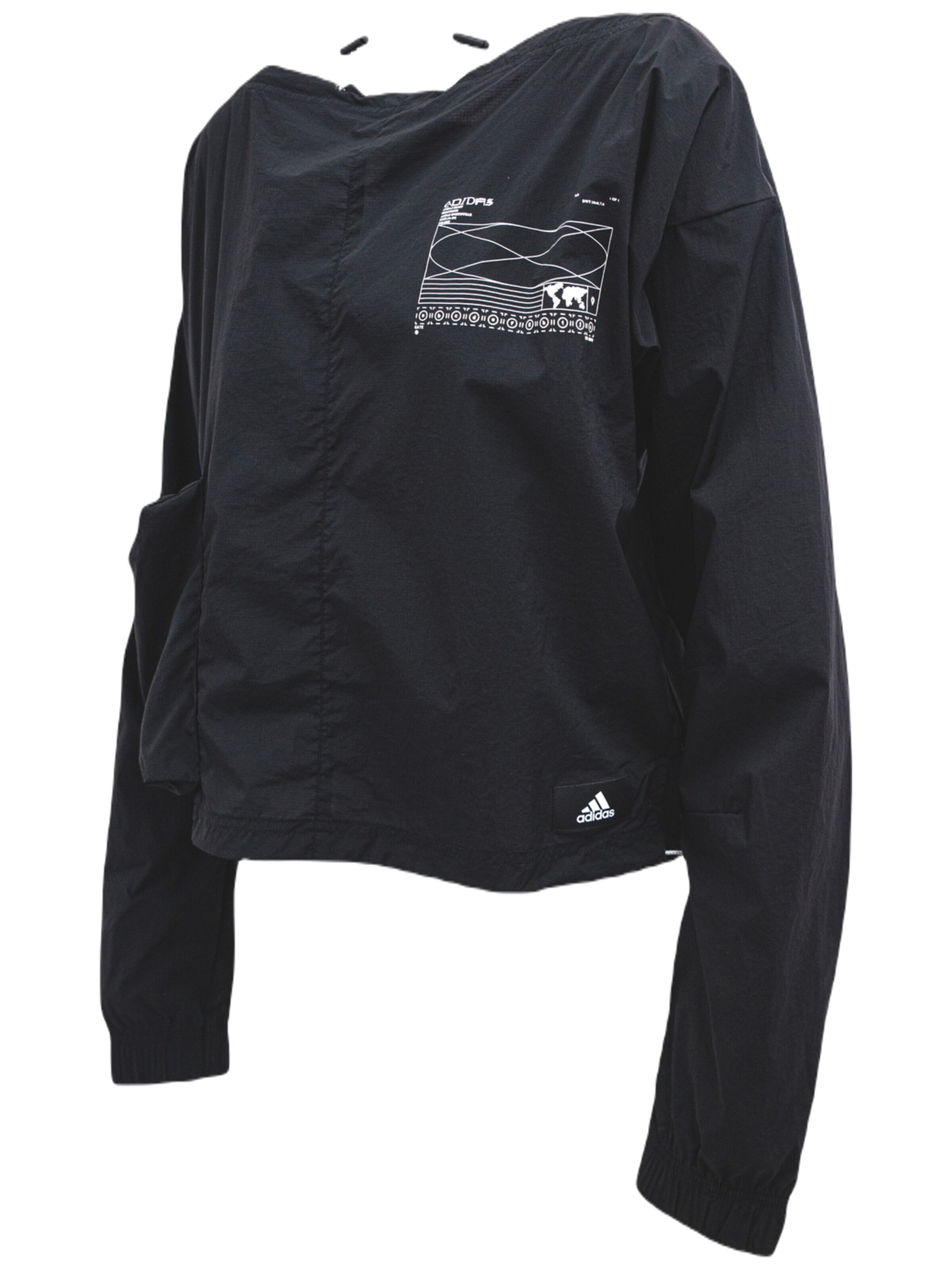 ADIDAS Blouse 'adidas Sportswear X-City Crew' in Zwart