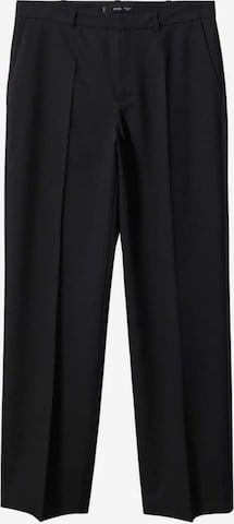 MANGO Regular Pleated Pants 'Greta' in Black: front