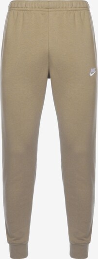 Nike Sportswear Kalhoty 'Club Fleece' - tmavě béžová / bílá, Produkt