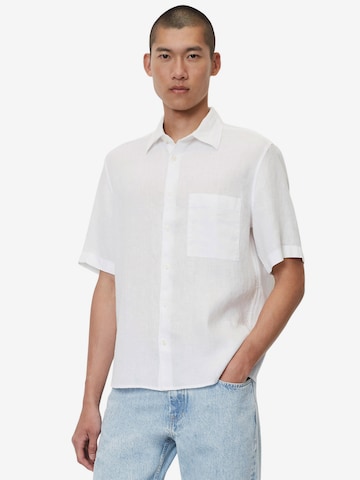 Marc O'Polo Regular fit Button Up Shirt in White: front