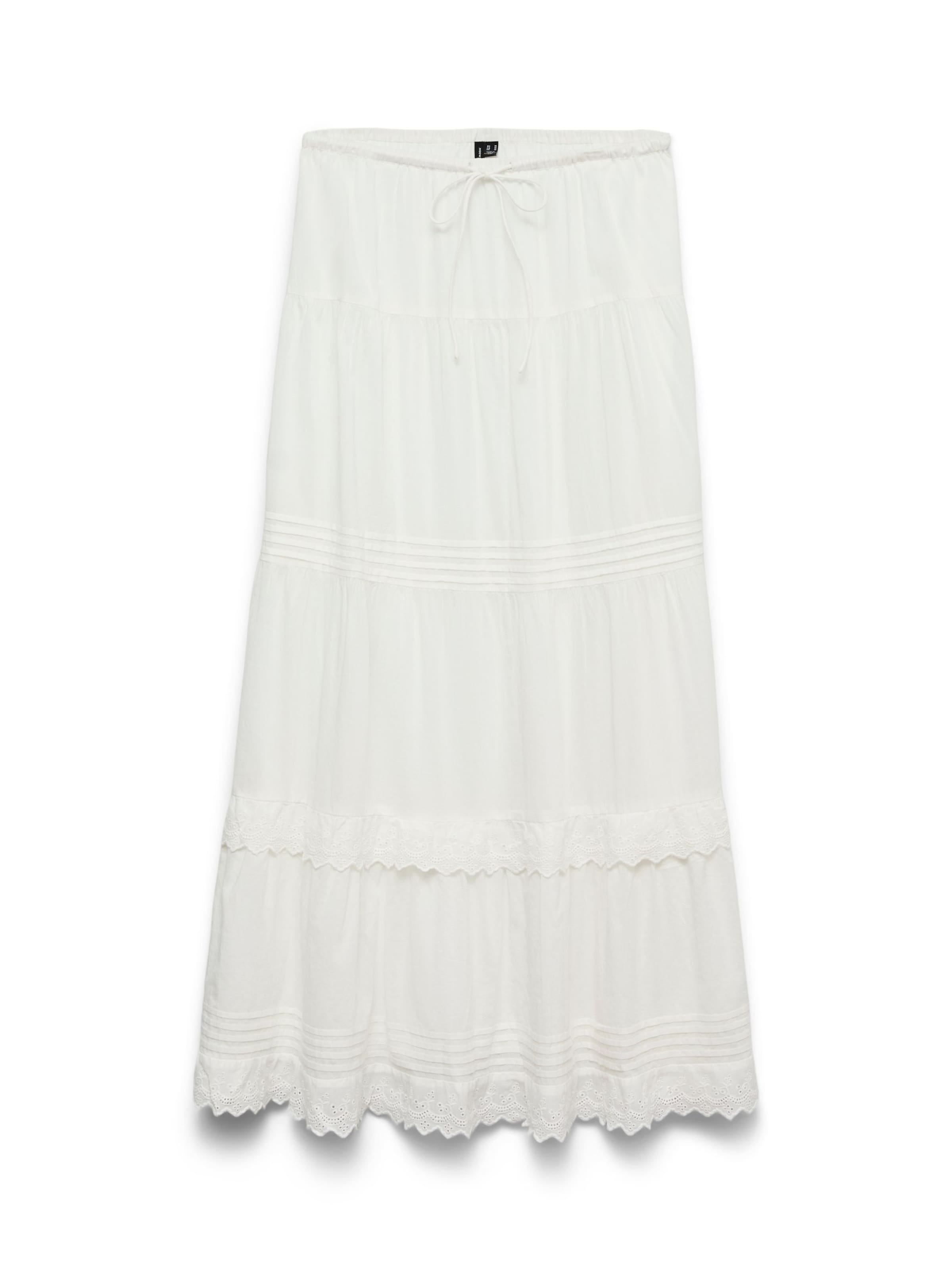 VERO MODA Rok 'VMSandy' in Wit: voorkant