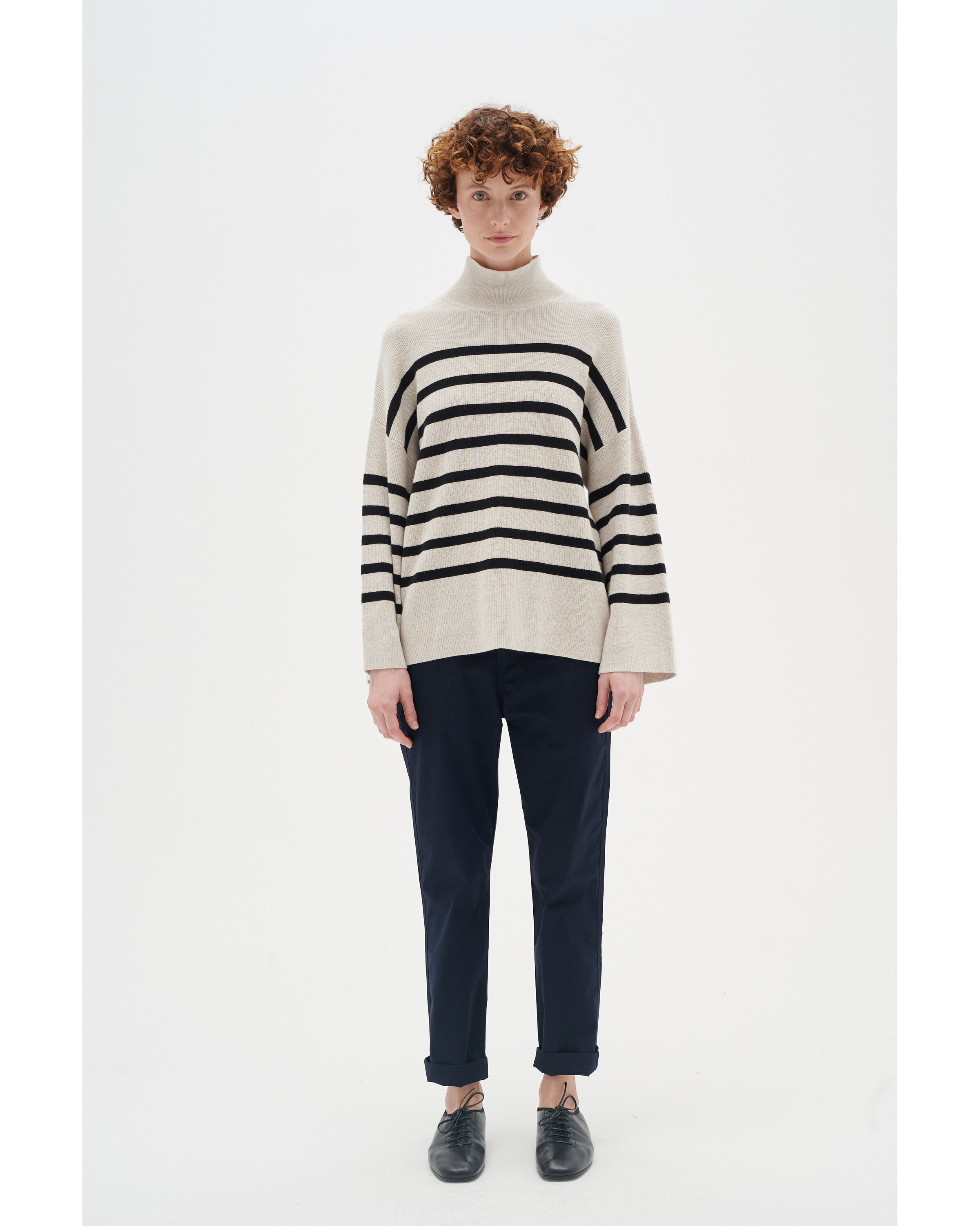 Regular Pantalon 'Anna' InWear en bleu : devant