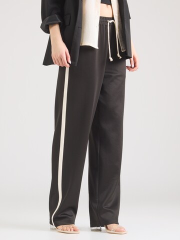 Copenhagen Studios Широкий Штаны в Черный: спереди