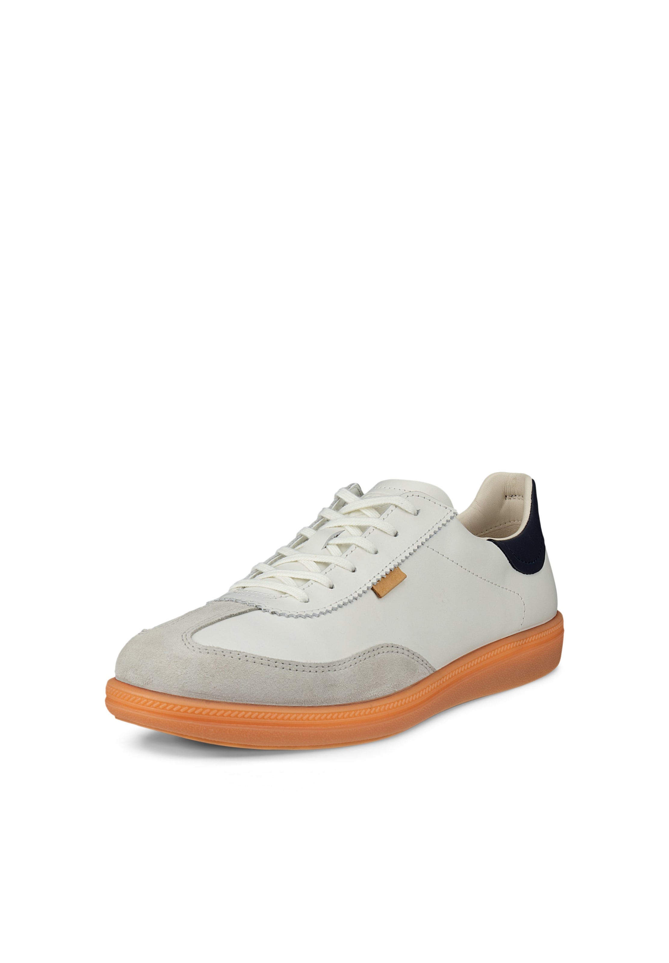 ECCO - Sapatilhas baixas 'Soft 11' em branco: frente