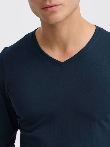 !Solid Shirt 'Basil' in Blue
