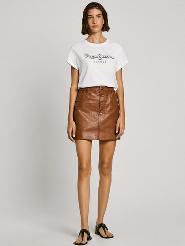 T-shirt 'Gaia' Pepe Jeans en blanc