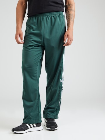 ADIDAS ORIGINALS Loosefit Hose 'Adibreak' in Grün: Vorderseite