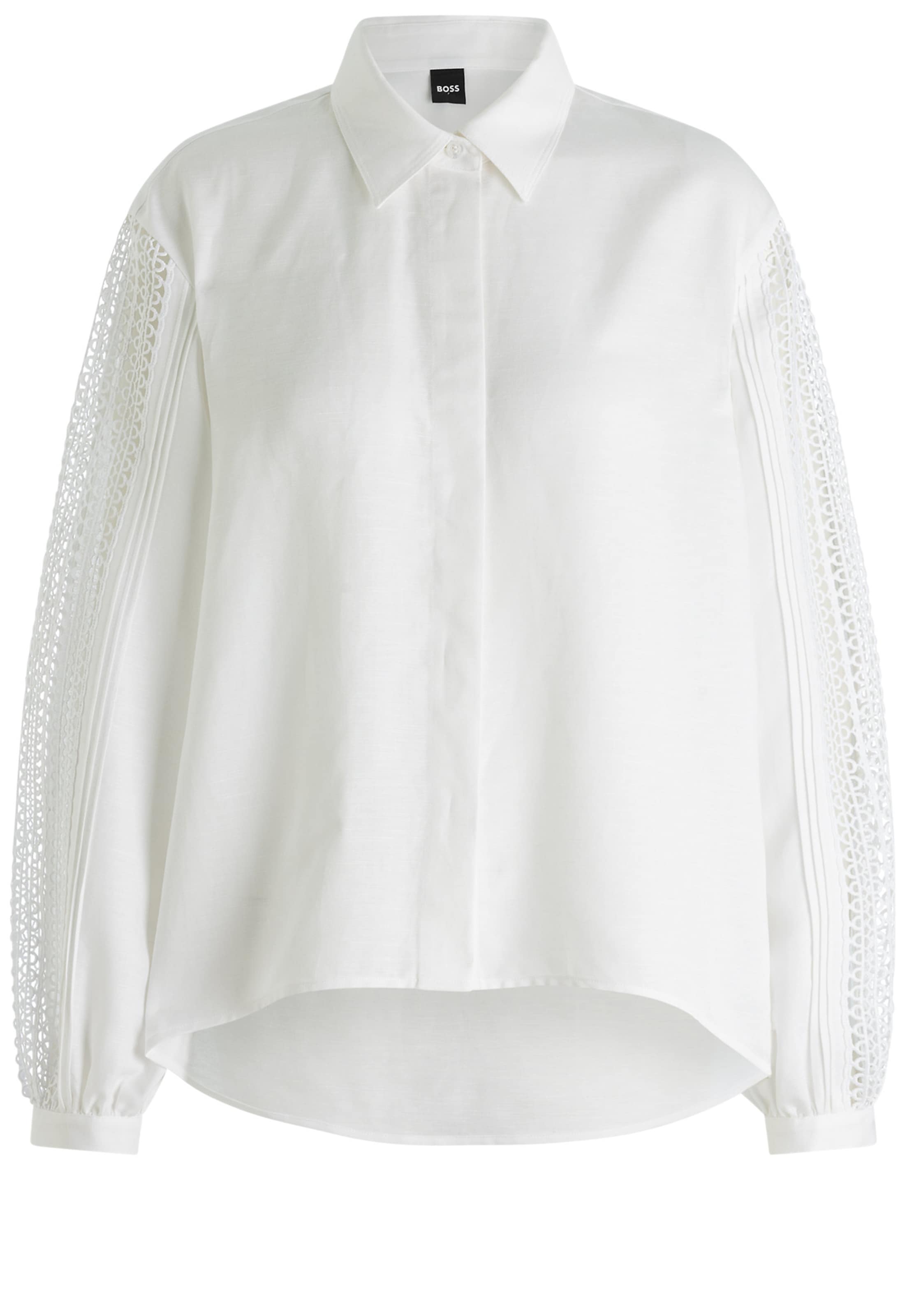 BOSS Bluse 'Badora' in Weiß: Vorderseite