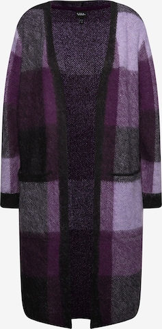 Ulla Popken Knit cardigan in Purple: front