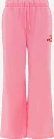 Pantalon Zwillingsherz en rose : devant