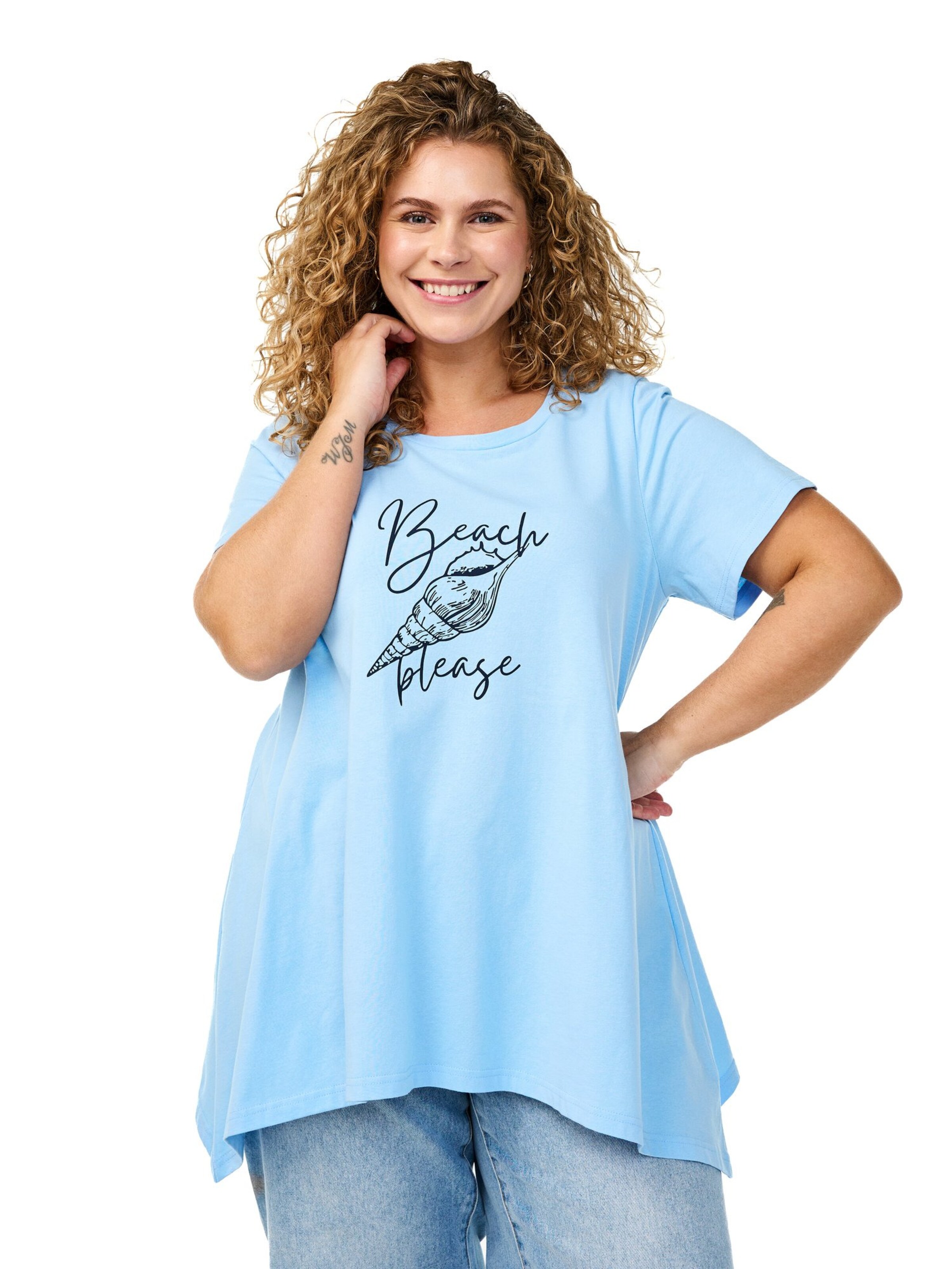 Zizzi Póló 'Vmy' - kék