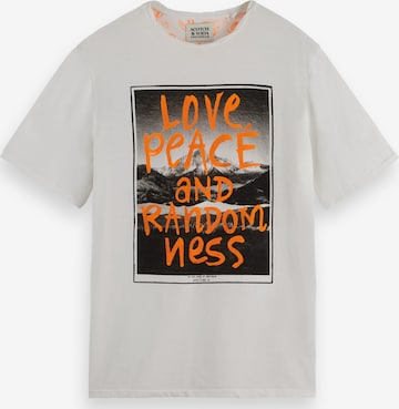 T-Shirt SCOTCH & SODA en gris : devant