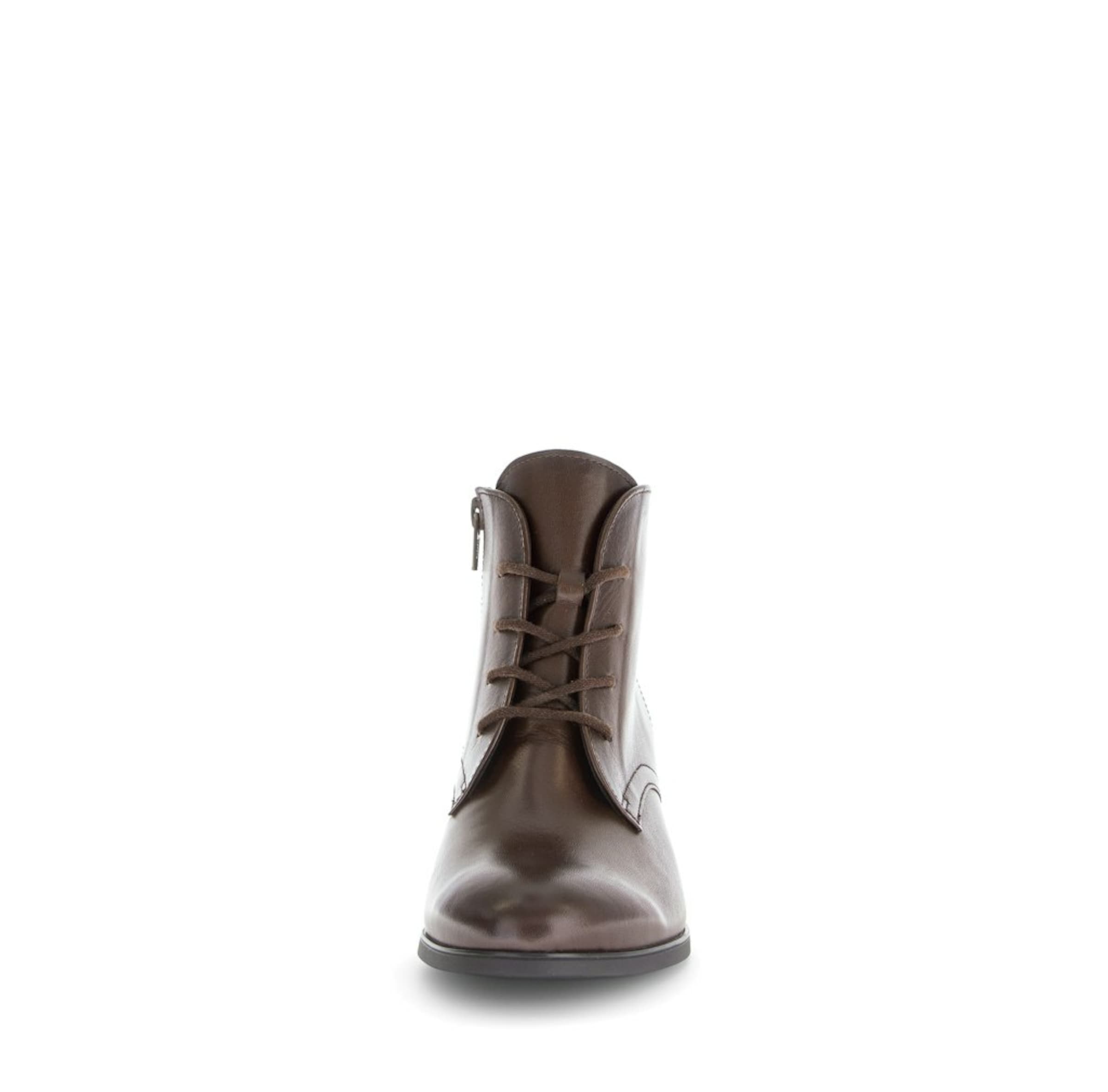 GABOR Lace-up bootie in Brown