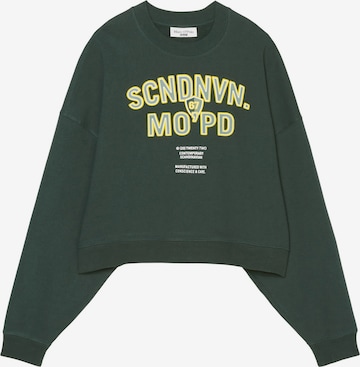 Sweat-shirt Marc O'Polo DENIM en vert : devant