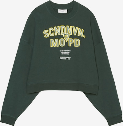Marc O'Polo DENIM Sweater majica u žuta / pastelno zelena / tamno zelena / bijela, Pregled proizvoda
