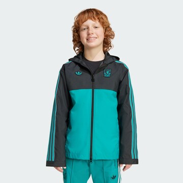 Veste de sport 'FC Liverpool Terrace Icons' ADIDAS ORIGINALS en noir : devant