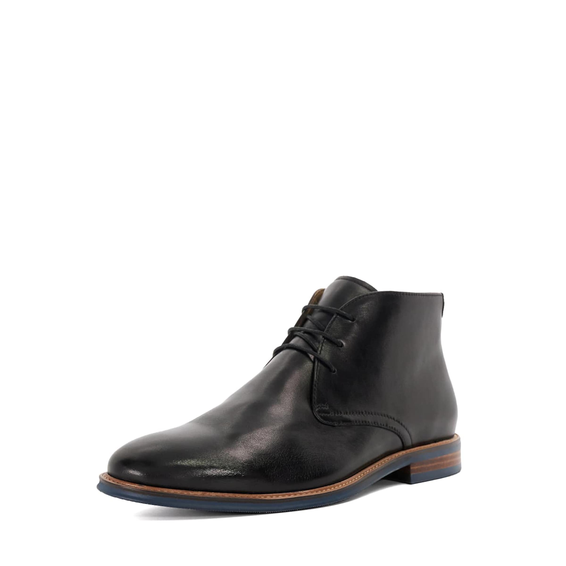 Dune LONDON Chukka Boots 'Millers' in Zwart: voorkant