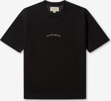 Pas De Monaco Koszulka 'Broderie' w kolorze czarny: przód