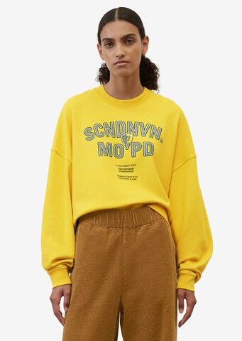 Marc O'Polo DENIM Sweatshirt in Yellow: front