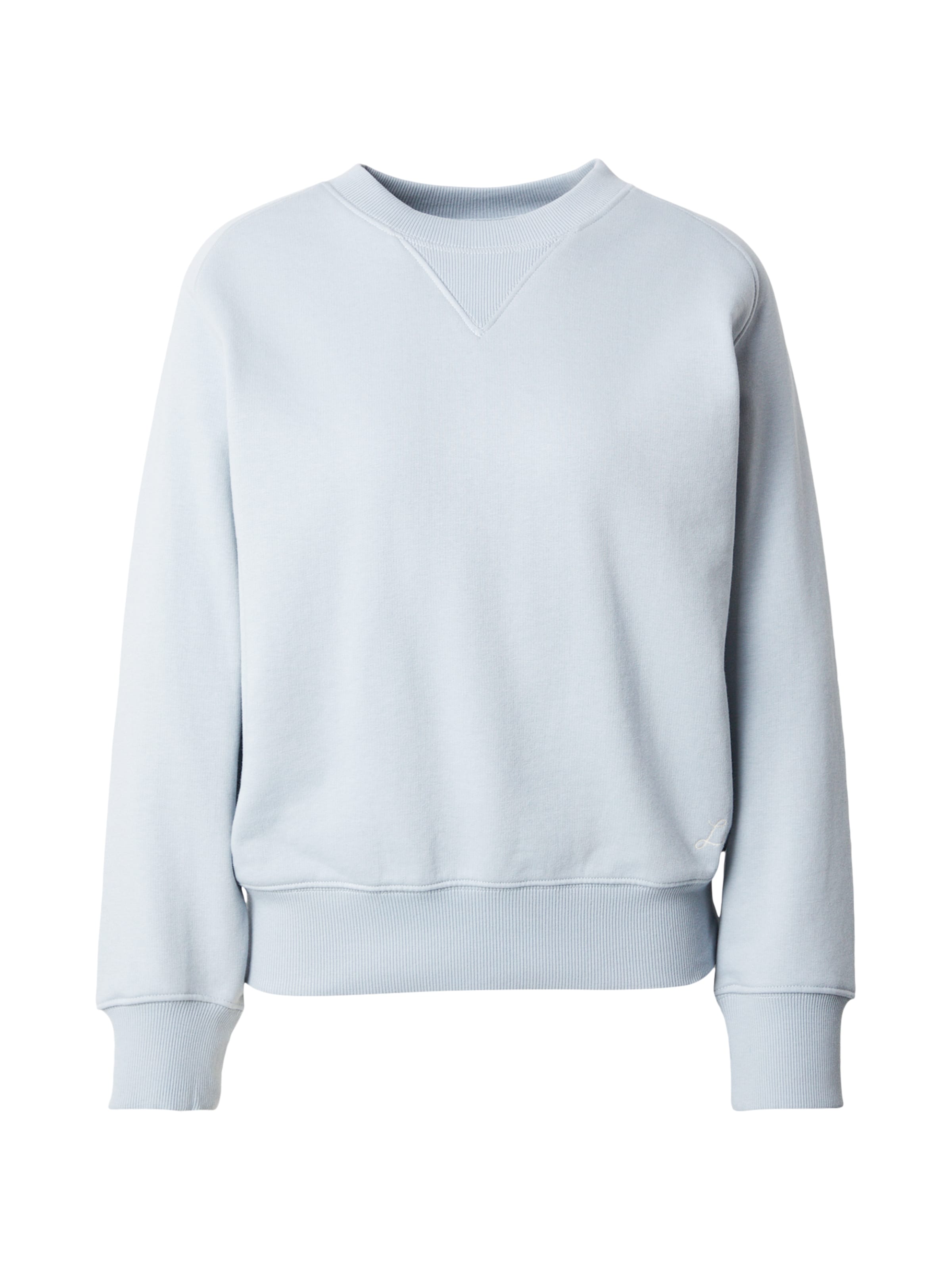 Bluză de molton de la Lee pe albastru: față