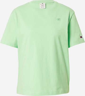 T-shirt Champion Authentic Athletic Apparel en vert : devant