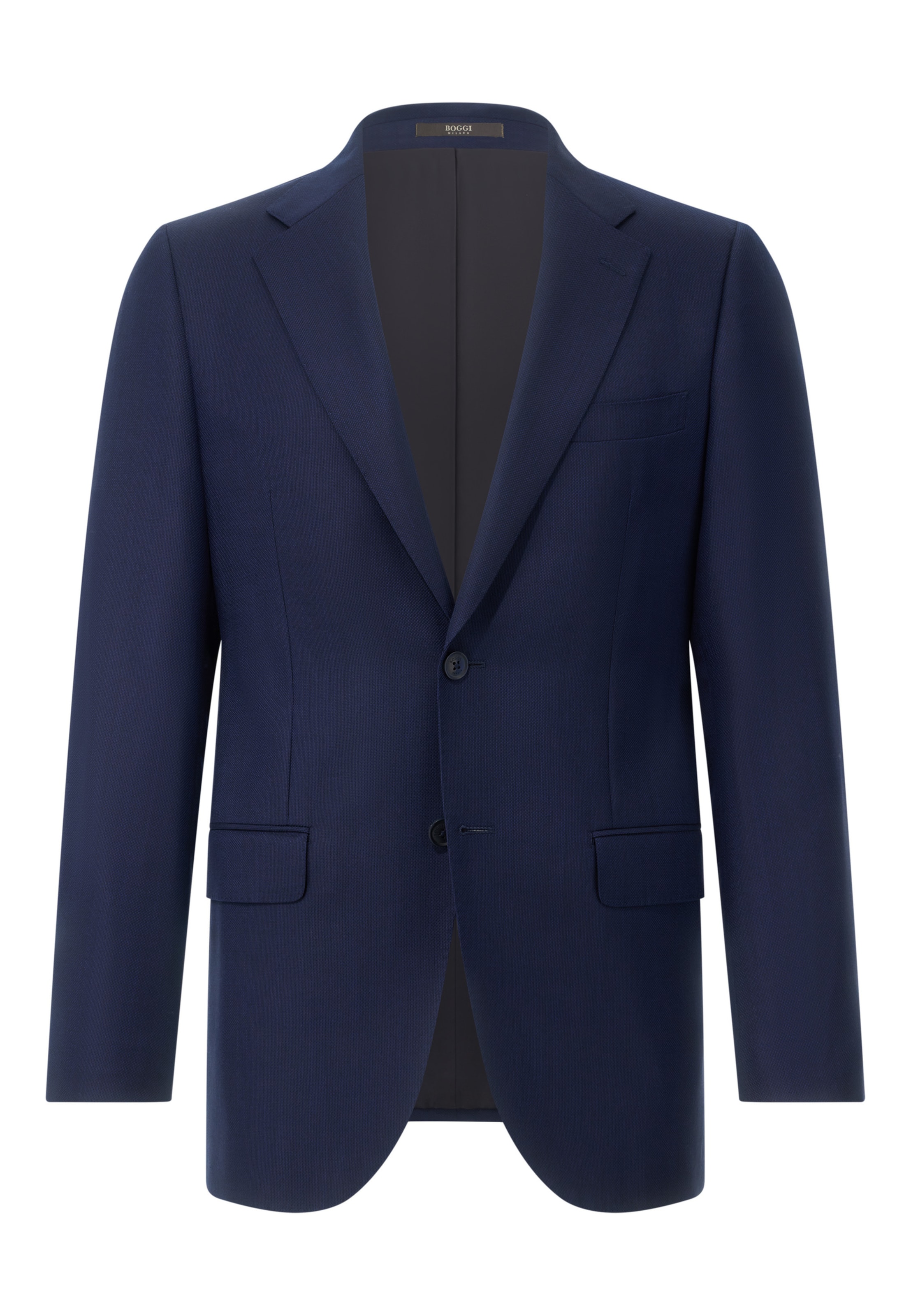 Boggi Milano Regular fit Business-colbert in Blauw: voorkant