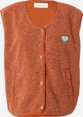 Gilet 'HOKTOWN' AMERICAN VINTAGE en rouge : devant