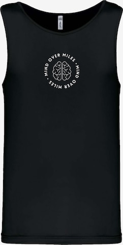 T-Shirt fonctionnel F4NT4STIC en noir : devant