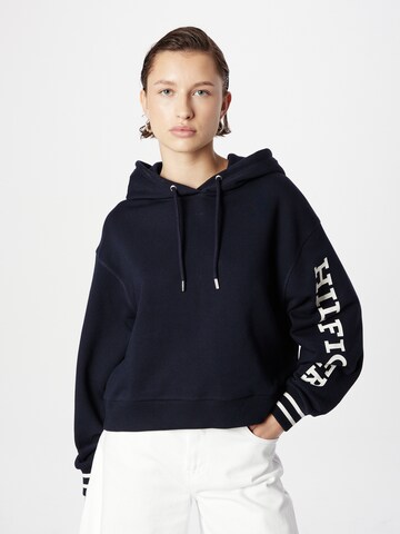 TOMMY HILFIGER Sweatshirt in Blauw: voorkant