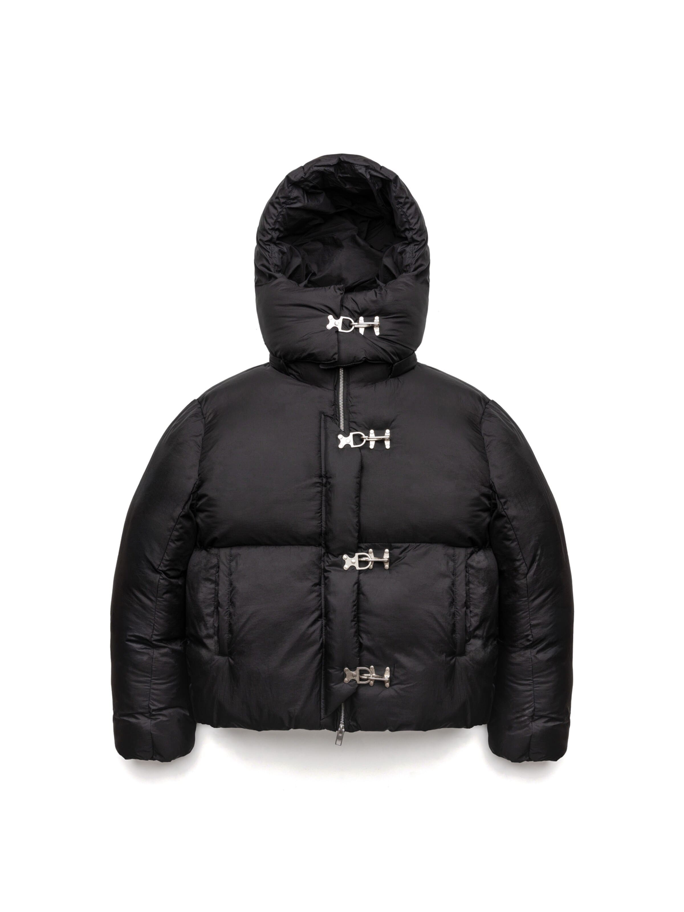 ENRAGE - Chaqueta de invierno 'FIREMAN PUFFER JACKET - BLACK' en negro: frente