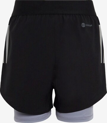 ADIDAS SPORTSWEAR Regular Sportbroek 'Two-In-One Aeroready ' in Zwart