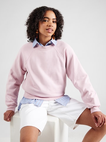 Abercrombie & Fitch Majica 'ESSENTIAL CLASSIC SUNDAY' | roza barva: sprednja stran