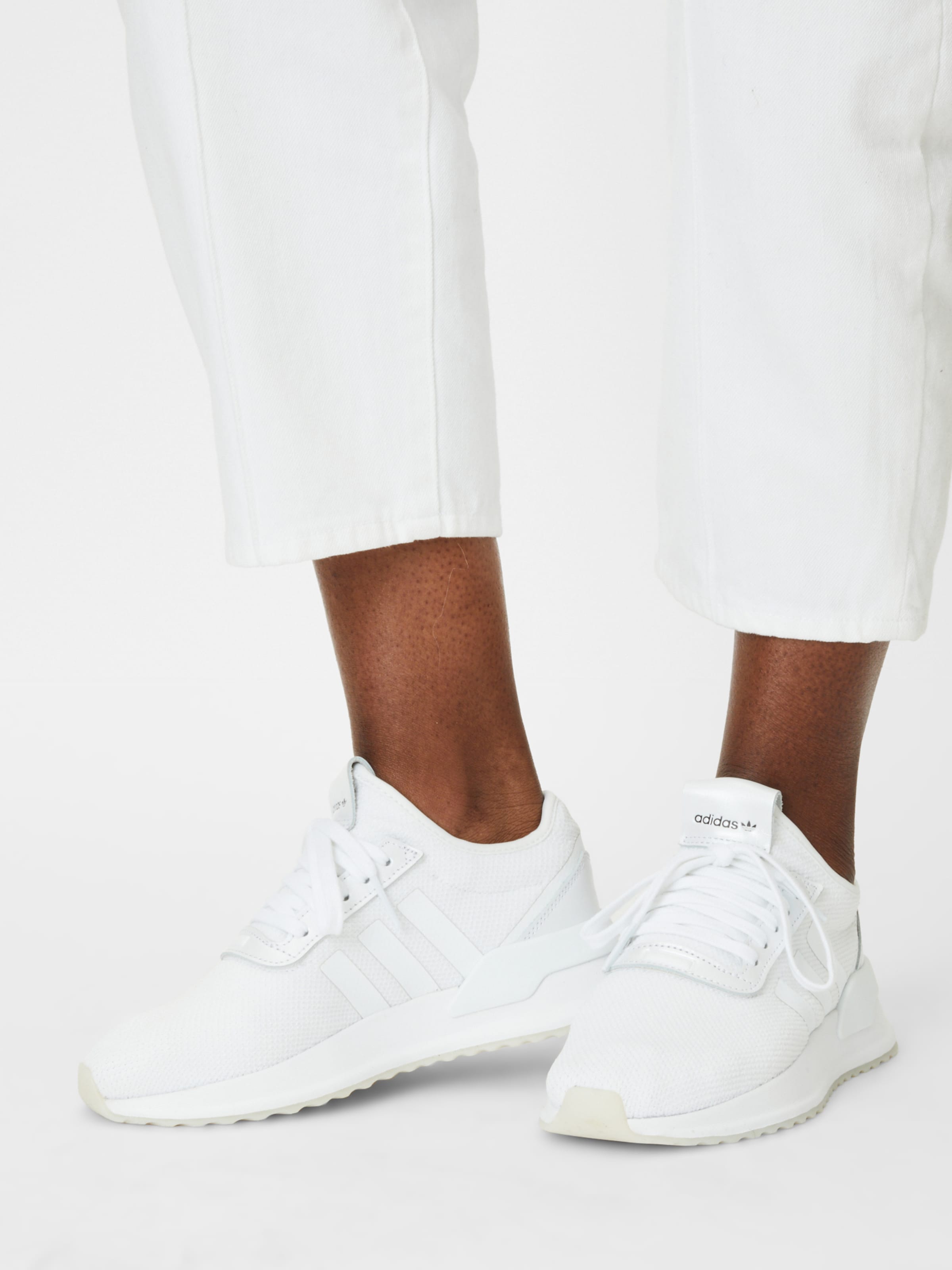 Adidas originals u_path x white top