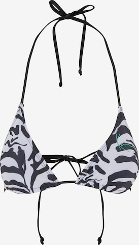 Triangolo Top per bikini di Karl Kani in nero: frontale