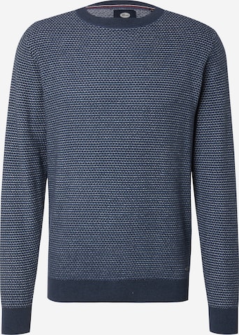 Pull-over Petrol Industries en bleu : devant