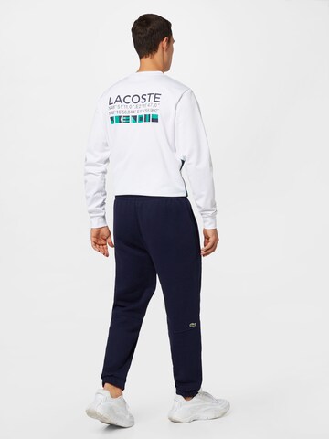 LACOSTE Tapered Broek in Blauw