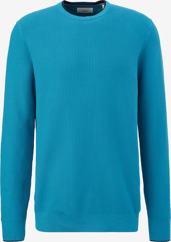 s.Oliver Sweater in Blue: front