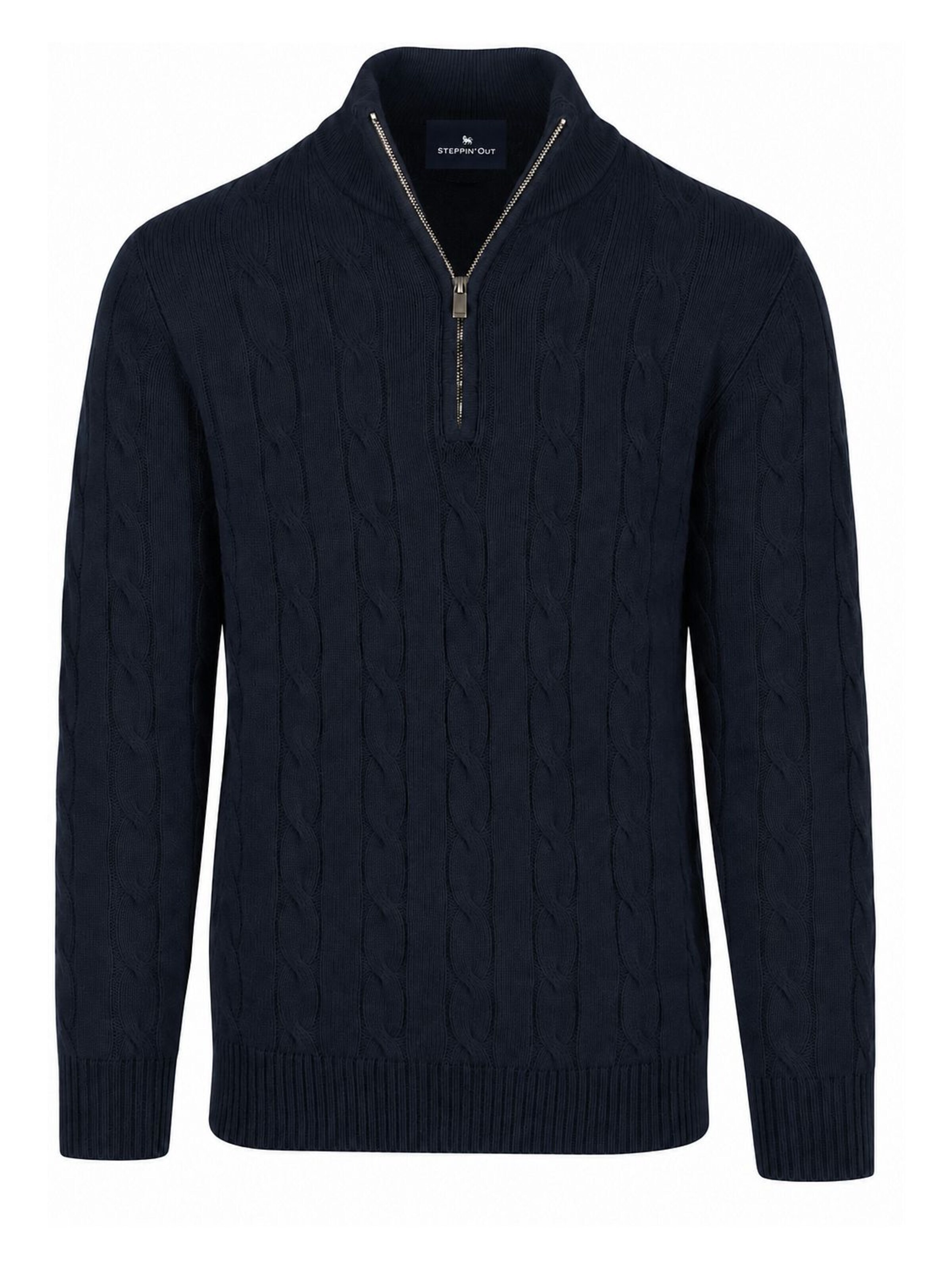Steppin' out Trui in Blauw: voorkant