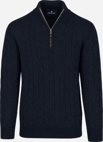 Steppin' out Trui in Blauw: voorkant