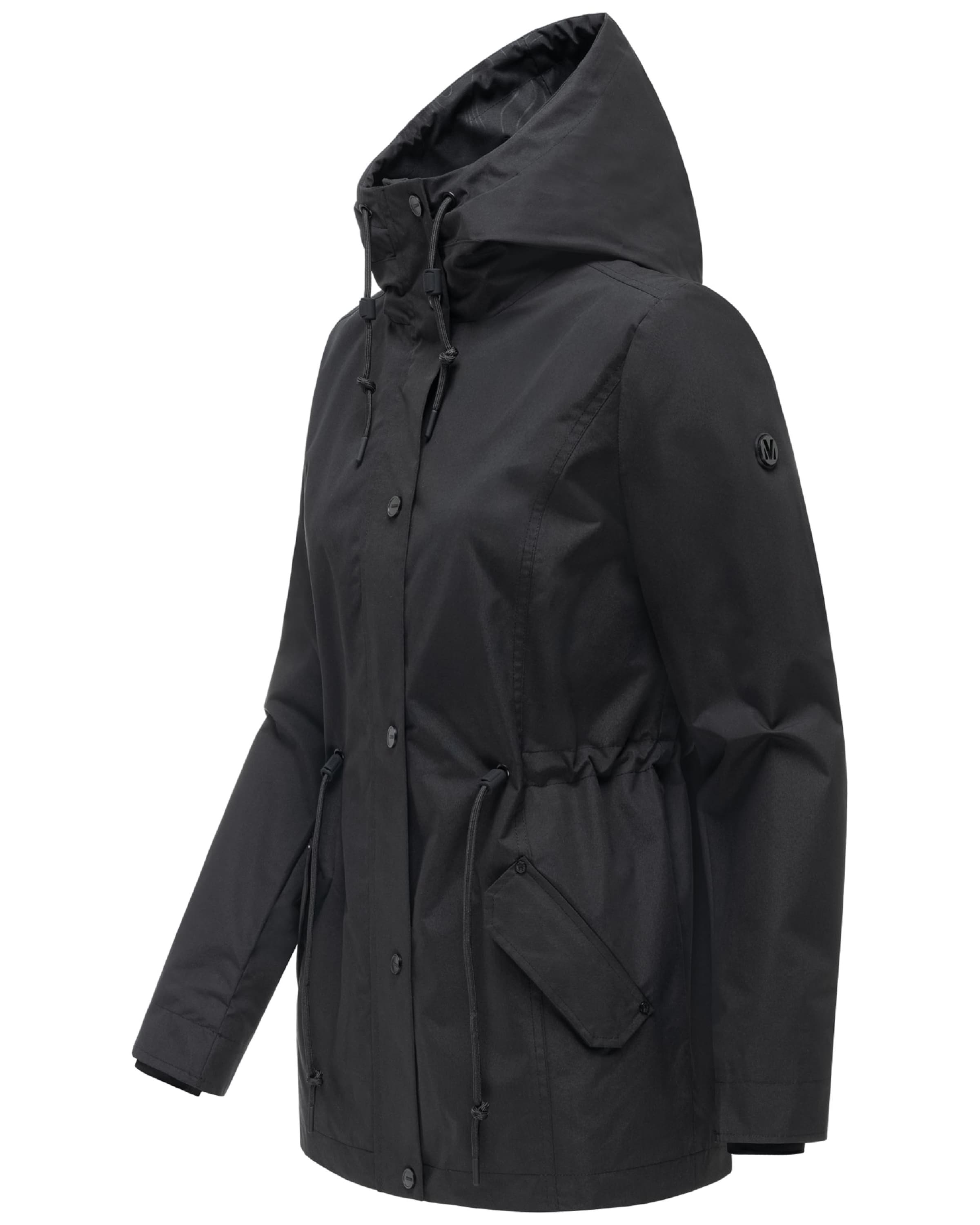 Parka mi-saison 'Bonbonparty 16' MARIKOO en noir