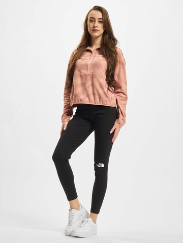 THE NORTH FACE Skinny Sportbroek ' Interlock Cotton Face' in Zwart