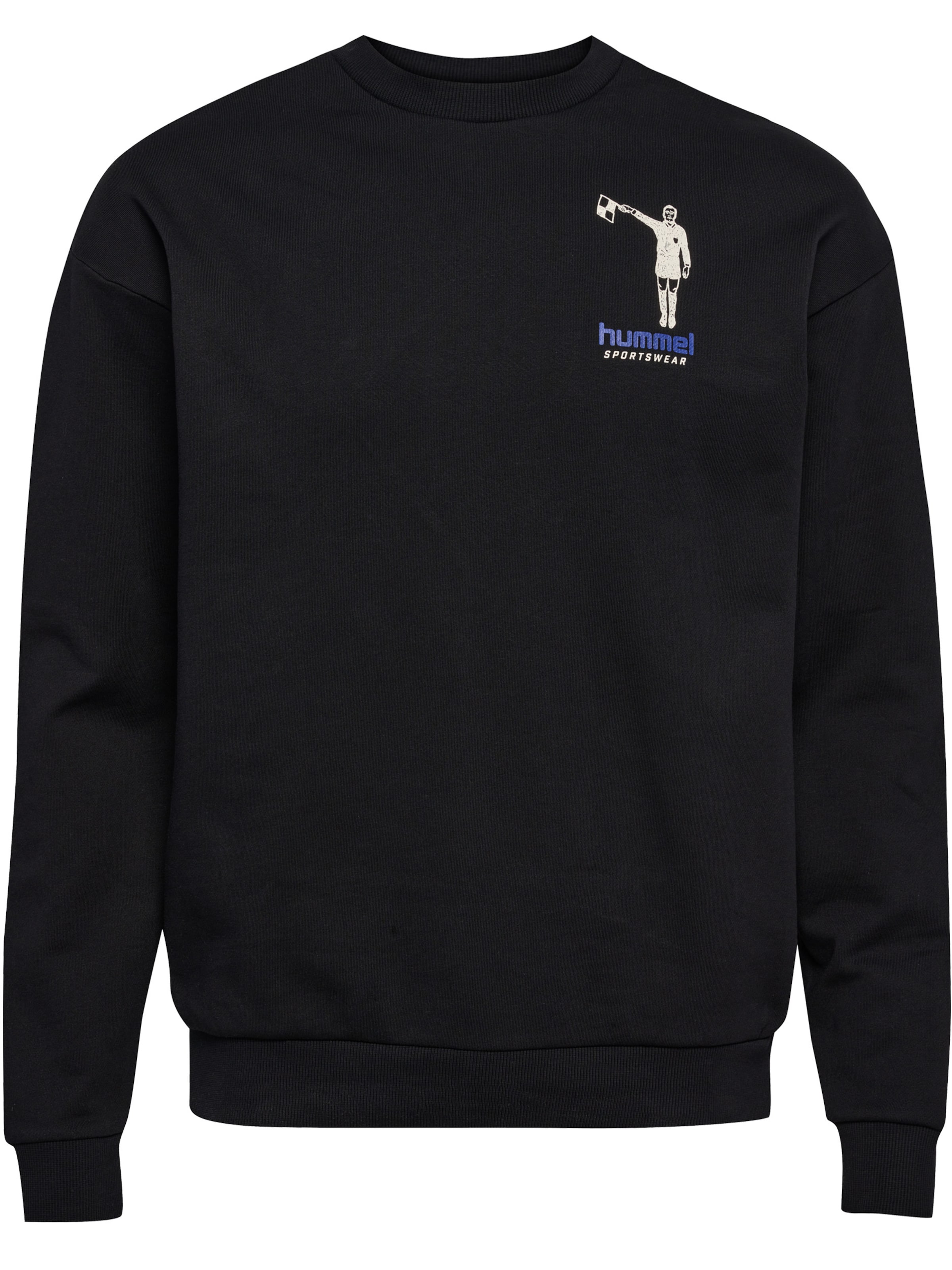 Hummel Sportsweatshirt 'LGC Fabrian' in Zwart: voorkant