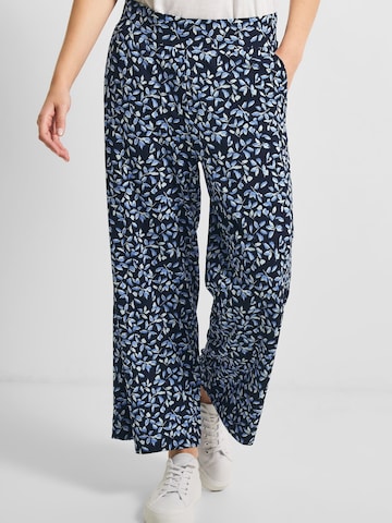 CECIL Wide leg Pants 'Neele' in Blue: front