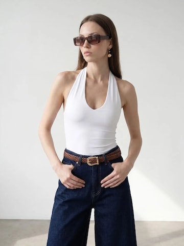 Dilvin Blouse body in Wit