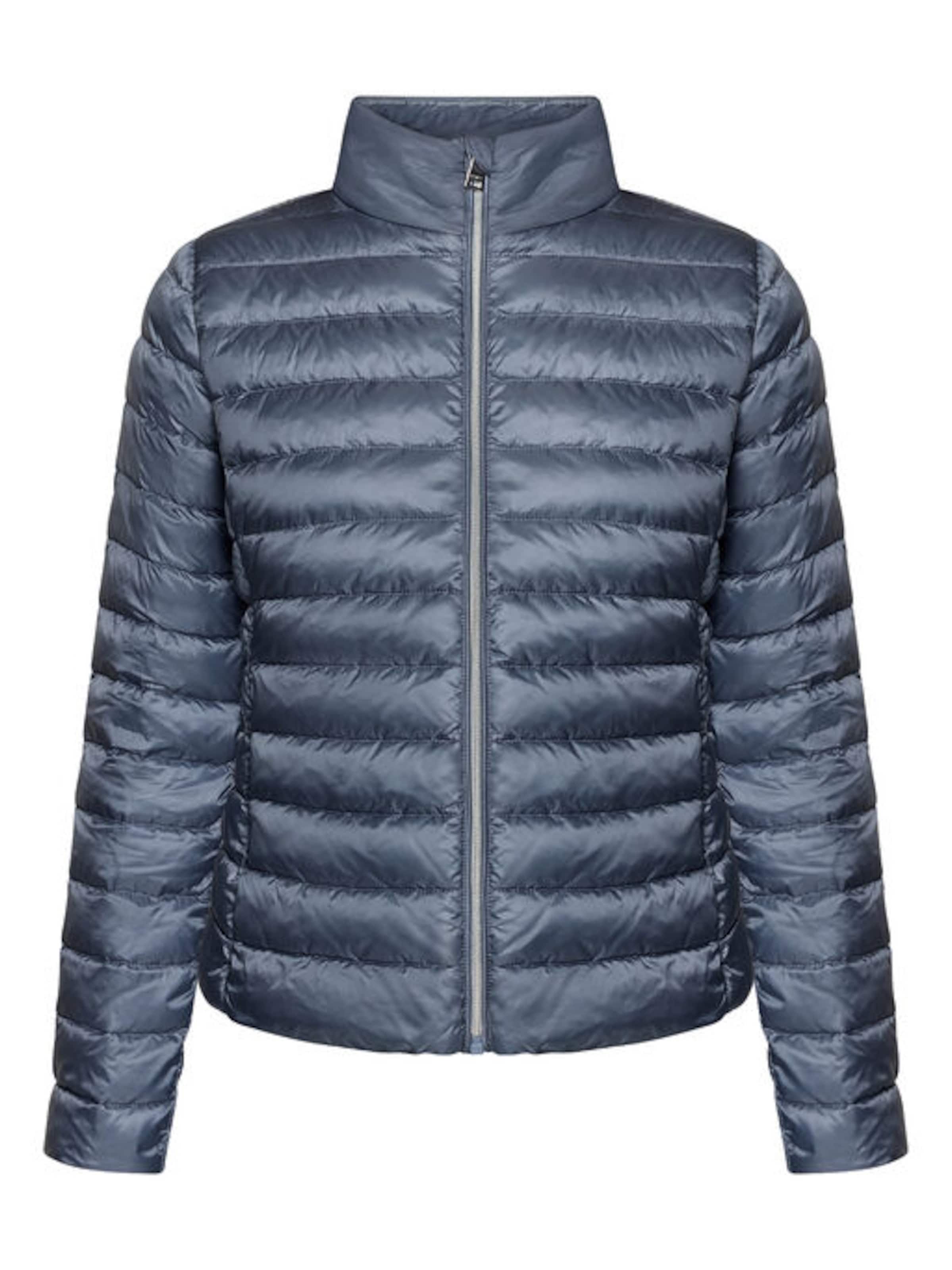 Giacca di mezza stagione di zero in blu: frontale