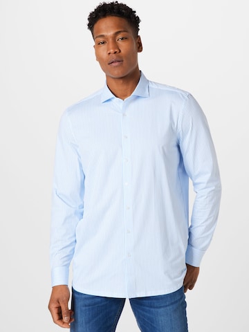 OLYMP Regular Fit Skjorte i blå: forside