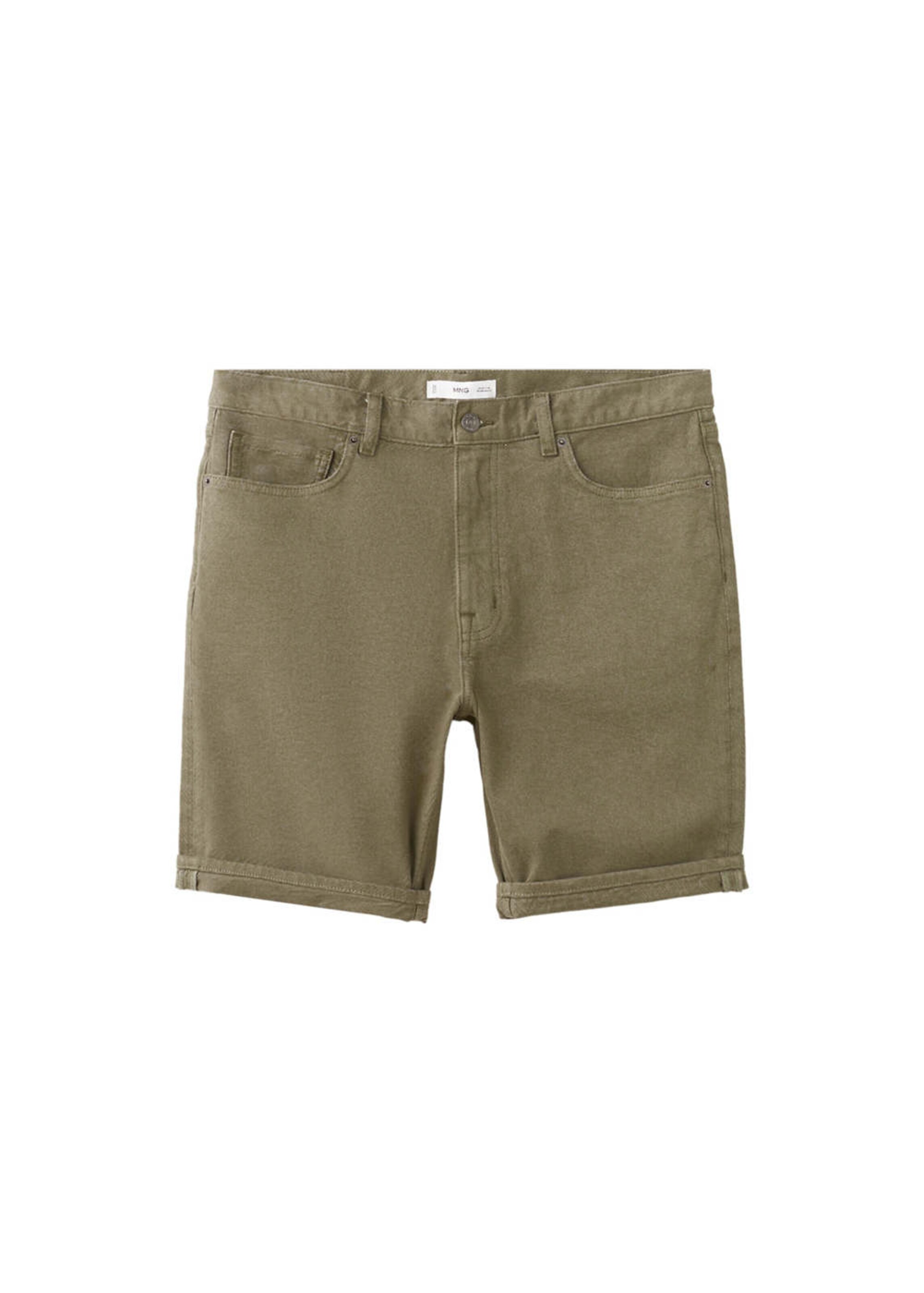MANGO MAN Shorts 'Nepto' in Grün: Vorderseite