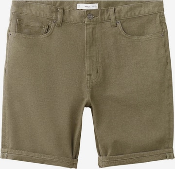 MANGO MAN Shorts 'Nepto' in Grün: Vorderseite