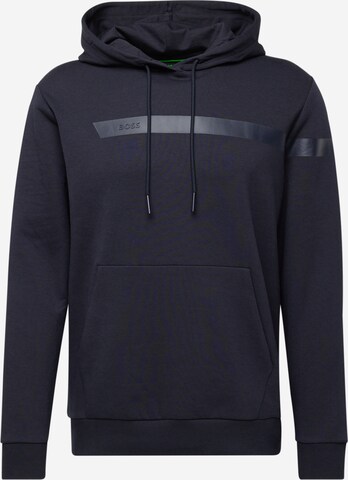 BOSS Sweatshirt 'Soody' in Blauw: voorkant